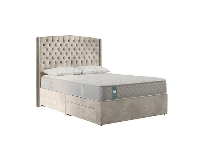 Sealy - Waltham 4 Drawer Divan Set - Double - Velvet Dove
