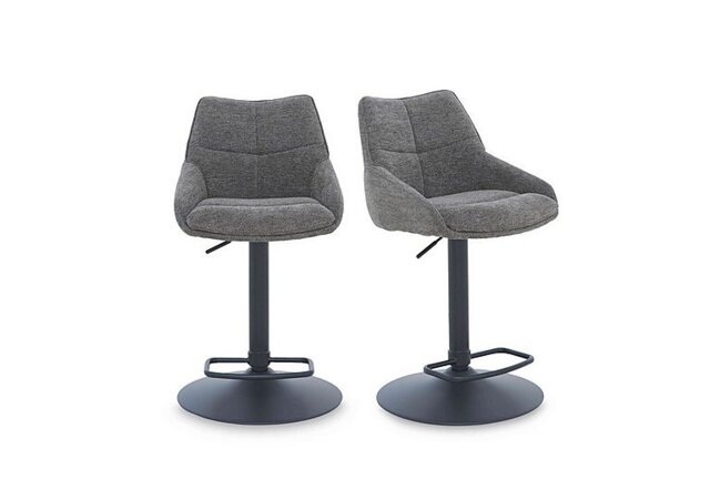 Kiara Pair of Swivel Bar Stools