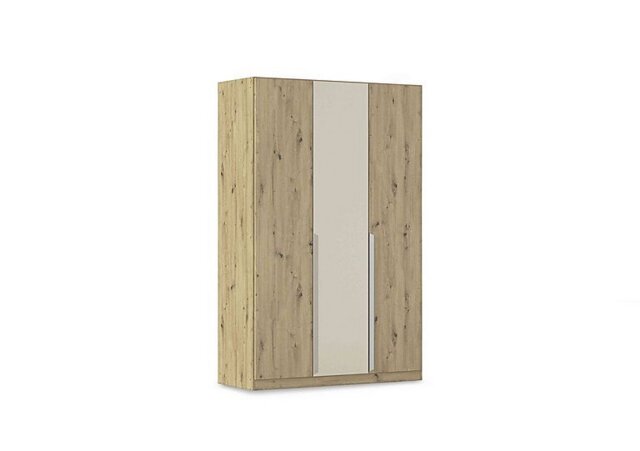 Rauch - Freja 136cm 3 Door Hinged Two Toned Wardrobe - Two Tone