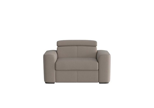 Infinity Large Fabric Armchair - Silver