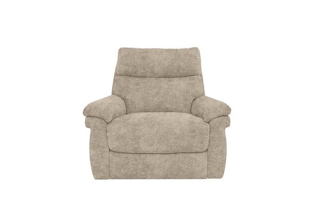 Comfort Story - Serene Fabric Power Recliner Chair with Power Headrest - Cream
