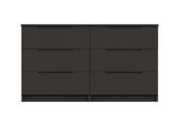 London Bedrooms - St Pancras 3 + 3 Drawer Chest - Graphite