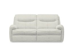 G Plan - Amesbury Fabric 3 Seater Power Recliner Sofa with Power Headrest, Power Lumbar and Heated Seats - Waffle Taupe