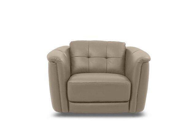 Monarch Leather Cuddler Chair - Montana Barley