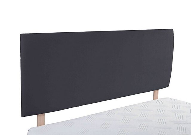 TEMPUR - Buckingham Bledlow Strutted Headboard - Double - Anthracite