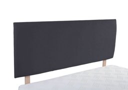 TEMPUR - Buckingham Bledlow Strutted Headboard - Double - Anthracite