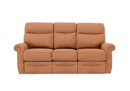 G Plan - Avon 3 Seater Leather Manual Recliner Sofa - Texas Tan