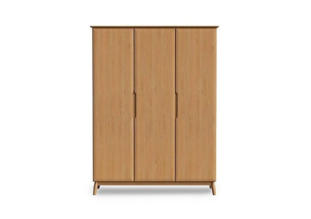 Stockholm 3 Door Wardrobe - Light Oak