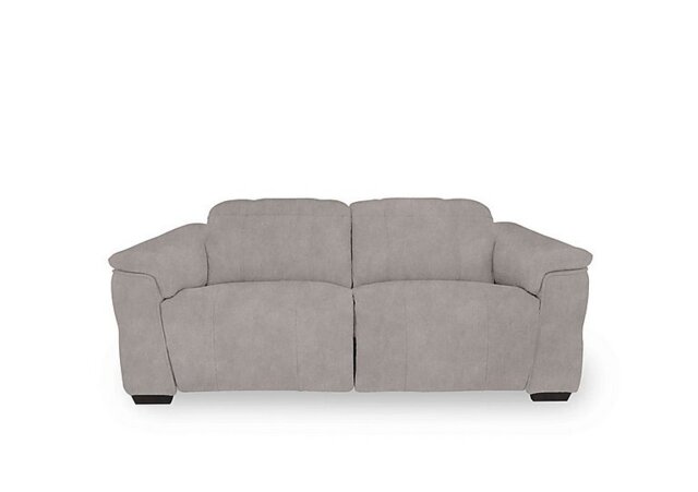 Inca Fabric 2 Seater Power Recliner Sofa with Power Headrests - Dexter Ivory