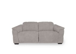 Inca Fabric 2 Seater Power Recliner Sofa with Power Headrests - Dexter Ivory