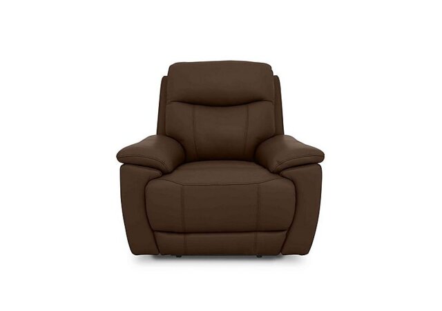 Sloane Leather Power Recliner Chair - Chocolate
