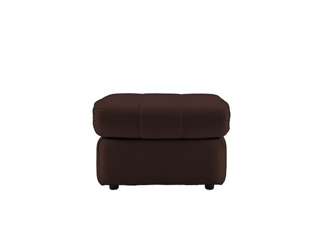 G Plan - Chloe Leather Footstool - Capri Oak
