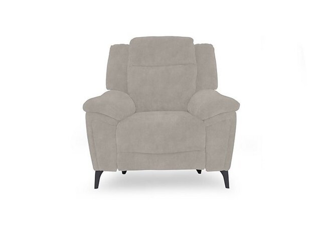 Panache Fabric Power Recliner Chair with Power Headrest and Heated Seat - Dexter Ivory