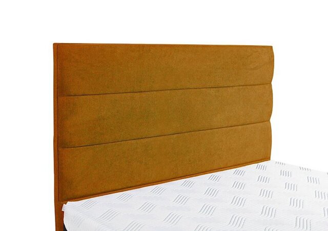 TEMPUR - Buckingham Turville Floor Standing Headboard - Double - Mustard