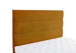 TEMPUR - Buckingham Turville Floor Standing Headboard - Double - Mustard
