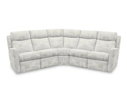 G Plan - Wren Large Fabric Corner Sofa with Power Recliner - Lydia Blush
