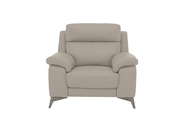 World of Leather - Missouri BV Leather Armchair - Silver Grey