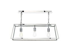 Academy 3 Light Bar Pendant - Stainless Steel