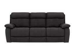 World of Leather - Moreno 3 Seater Leather Sofa with Power Recliner - Shale Grey
