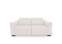 Inca NC Leather 2 Seater Power Recliner Sofa with Power Headrests - Cotton