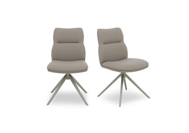Diva Pair of Swivel Dining Chairs