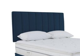 Sleepeezee - Daniel Strutted Headboard - King Size - Plush Navy