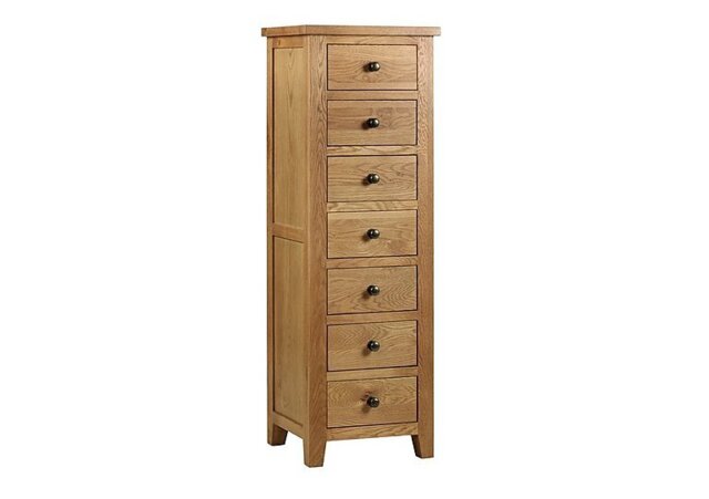 Addison 7 Drawer Narrow Chest - Bedroom Furniture - In Time for Christmas