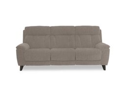 Dreamer Fabric 3 Seater Power Recliner Sofa with Power Headrests - Silver