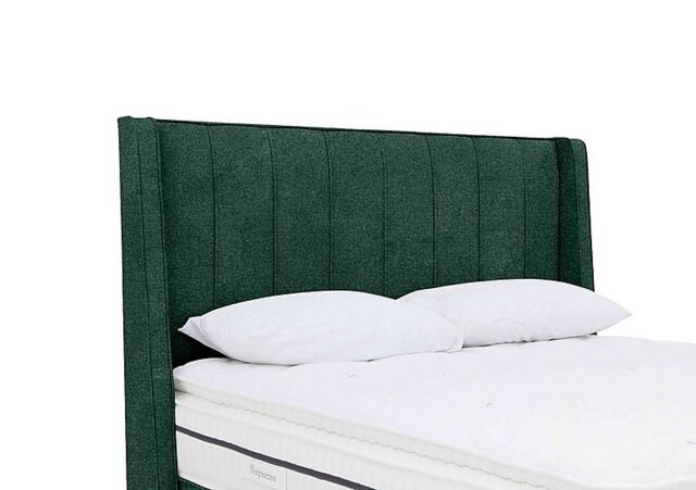 Sleepeezee - Davos Floor Standing Headboard - King Size - Queens Green