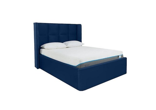 Shiva Bed Frame - Super King - Velvet Navy