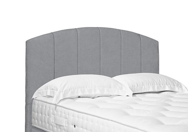 Artisan Collection Bow Standard Floor Standing Headboard - King Size - Aston Silver
