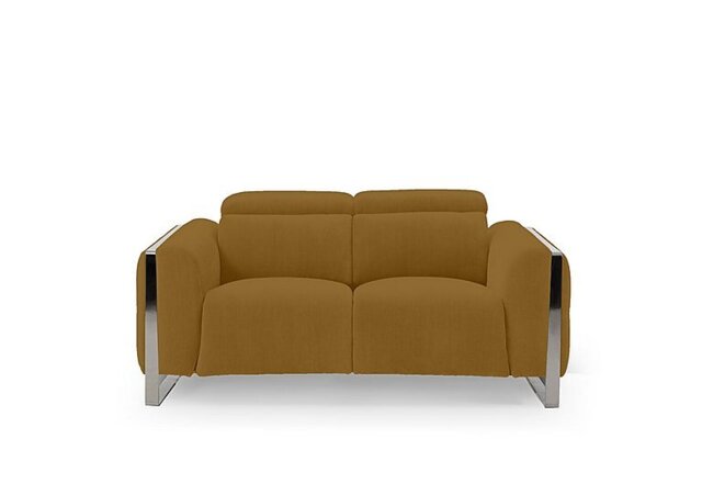 Gisella Fabric 2 Seater Sofa - Opulence Saffron