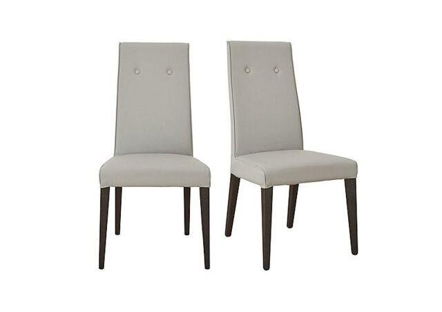 ALF - St Moritz Pair of Faux Leather Upholstered Dining Chairs