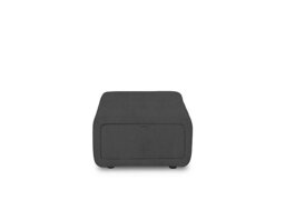 Elphaba Fabric Storage Footstool - Opulence Granite
