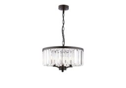 Laura Ashley - Elkwood 3 Light Pendant Candelabra