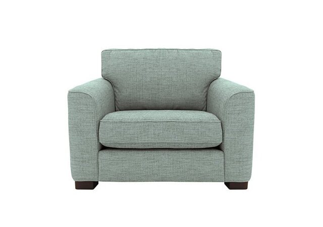 Elora Large Fabric Armchair - Kento Aqua