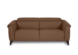 Nicoletti - Nicole 3 Seater Leather Recliner Sofa with Headrests and Power Lumbar - Sofas and Armchairs