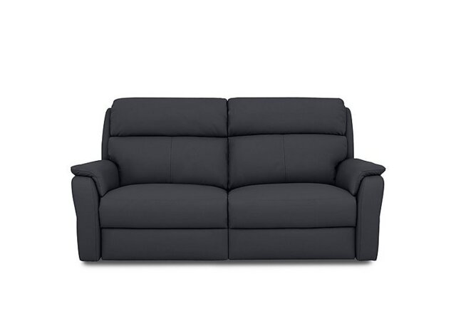 Nicoletti - Vito TO Leather 3 Seater Sofa with Power Recliner - Torello Blu