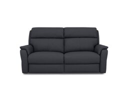 Nicoletti - Vito TO Leather 3 Seater Sofa with Power Recliner - Torello Blu