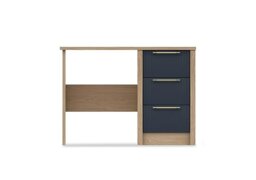 London Bedrooms - Chelsea 3 Drawer Dressing Table with Gold Handles - Royal Blue
