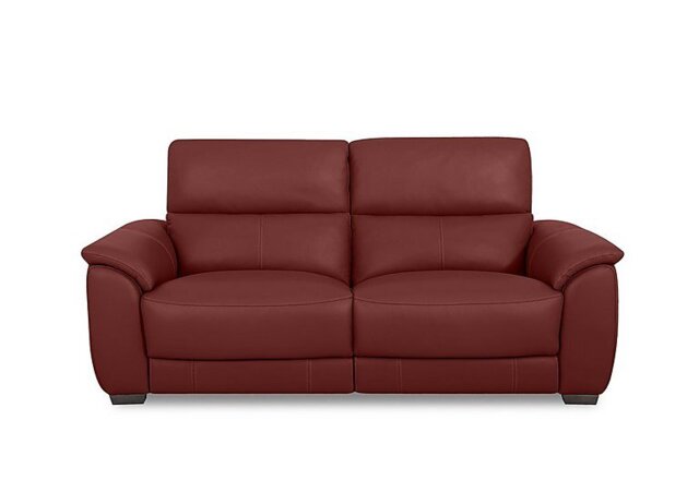World of Leather - Saffron Large Leather 3 Seater Power Recliner Sofa - BV Deep Red - Sofas and Armchairs - In Time for Christmas