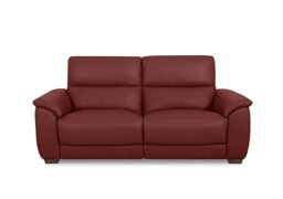 World of Leather - Saffron Large Leather 3 Seater Power Recliner Sofa - BV Deep Red