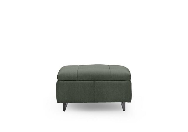 Gisella Fabric Large Footstool - Manhattan Pine
