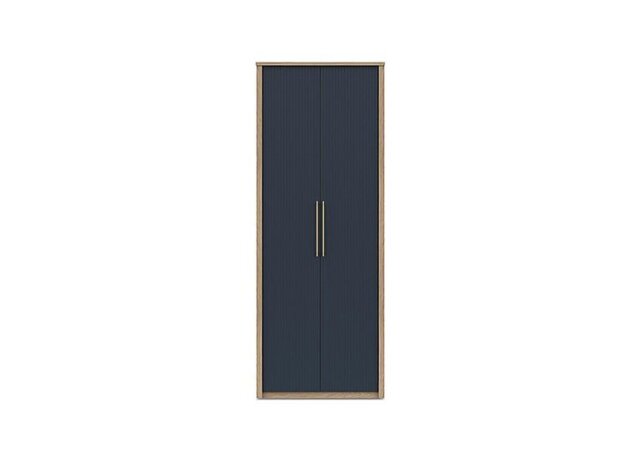 London Bedrooms - Chelsea 2 Door Tall Wardrobe with Gold Handles - Royal Blue
