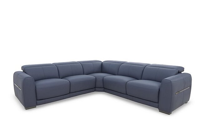 World of Leather - Edison Large Leather Corner Sofa