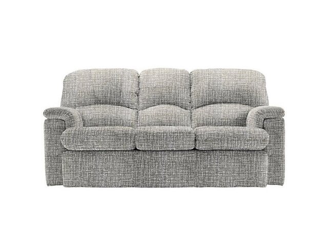 G Plan - Chloe 3 Seater Fabric Sofa - No Recliner - Shore Slate