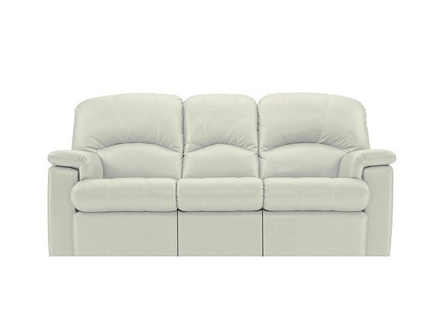 G Plan - Chloe 3 Seater Leather Power Recliner Sofa - Oxford Chalk