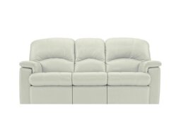G Plan - Chloe 3 Seater Leather Power Recliner Sofa - Oxford Chalk