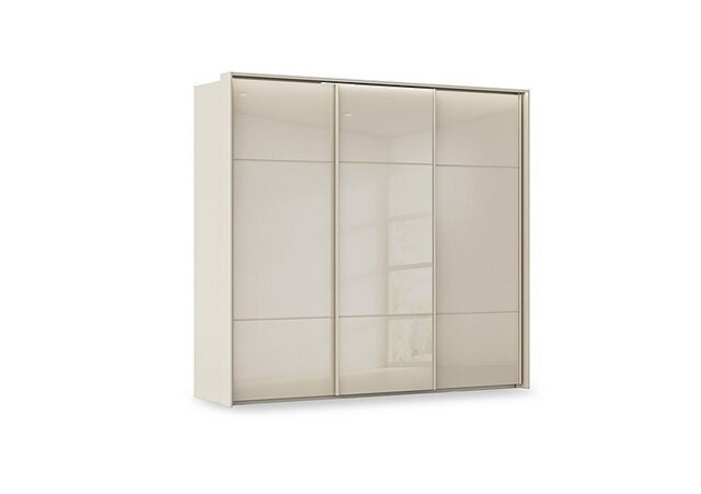 Rauch - Haven 250cm 3 Door Slider Wardrobe with Glass Doors and Lights