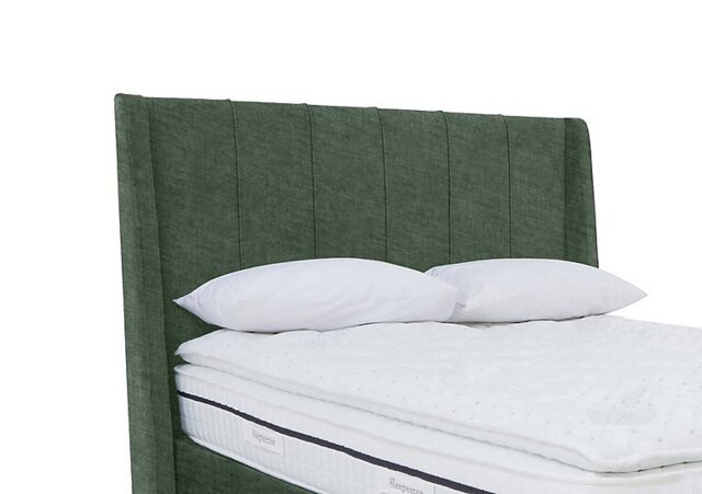 Artisan Collection Akira High Floor Standing Headboard - King Size - Tormaline Green